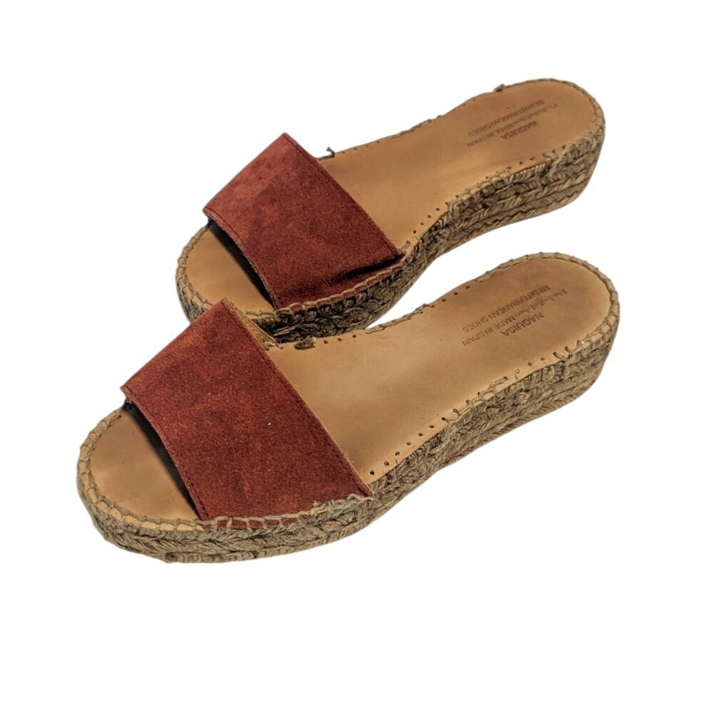 Naguisa Mediterranean Shoe Espadrille Leather Slip On Slide Anthropologie Sandal